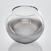 Abat-jour en verre verre de rechange 15 cm Koyoto Chrome, Clair, Fumé