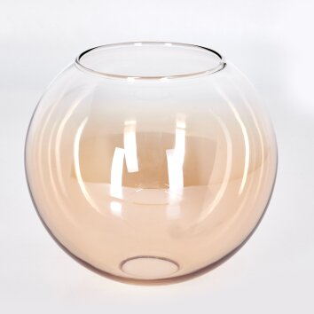 verre de rechange 20 cm Koyoto Ambre, Clair