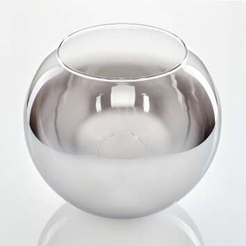 verre de rechange 25 cm Koyoto Chrome, Clair, Fumé