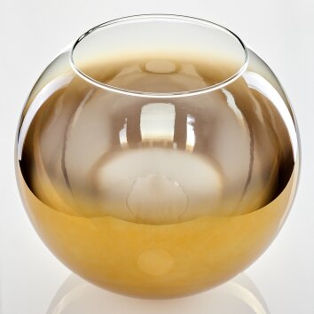 Abat-jour en verre verre de rechange 30 cm Koyoto Or, Clair