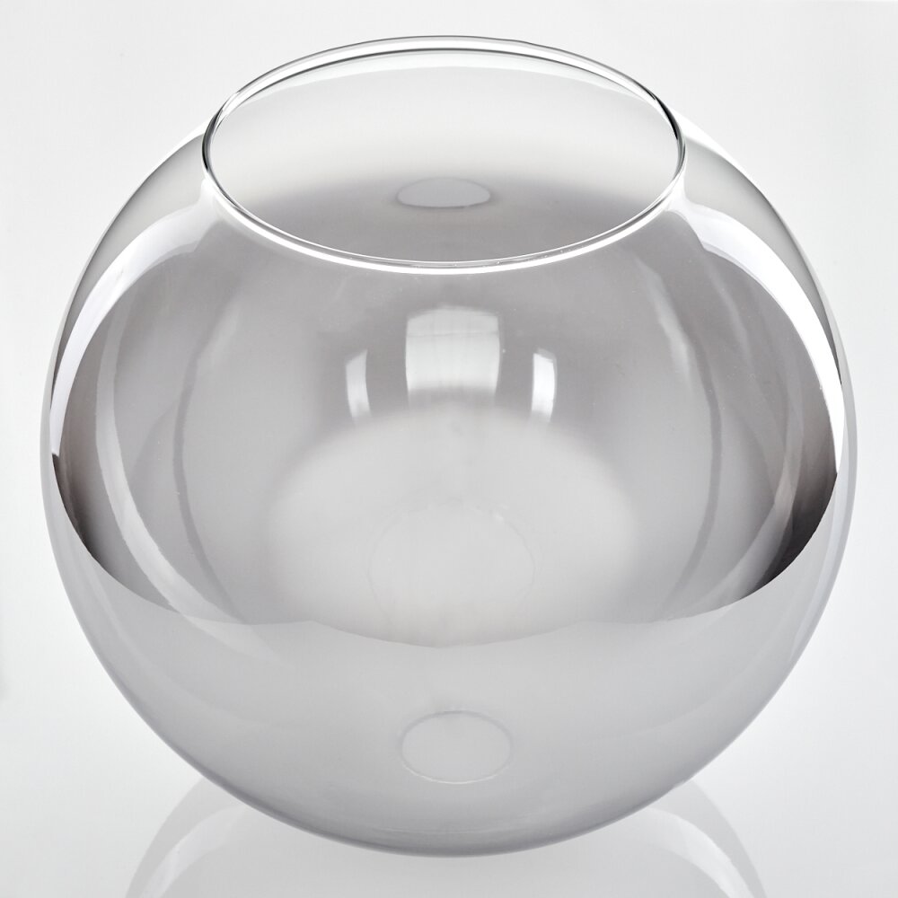 Abat-jour en verre verre de rechange 30 cm Koyoto Clair, Fumé main product photo