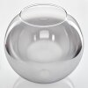 Abat-jour en verre verre de rechange 30 cm Koyoto Clair, Fumé