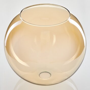Abat-jour en verre verre de rechange 30 cm Koyoto Ambre