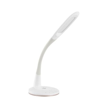 Lampe à poser EGLO TRUNCA LED Blanc, 1 lumière, Télécommandes