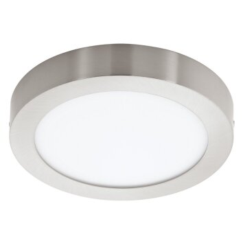 Plafonnier Eglo FUEVA LED Nickel mat, 1 lumière