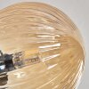 Plafonnier - Verre 12 cm, 15cm Chehalis Fumé, 6 lumières