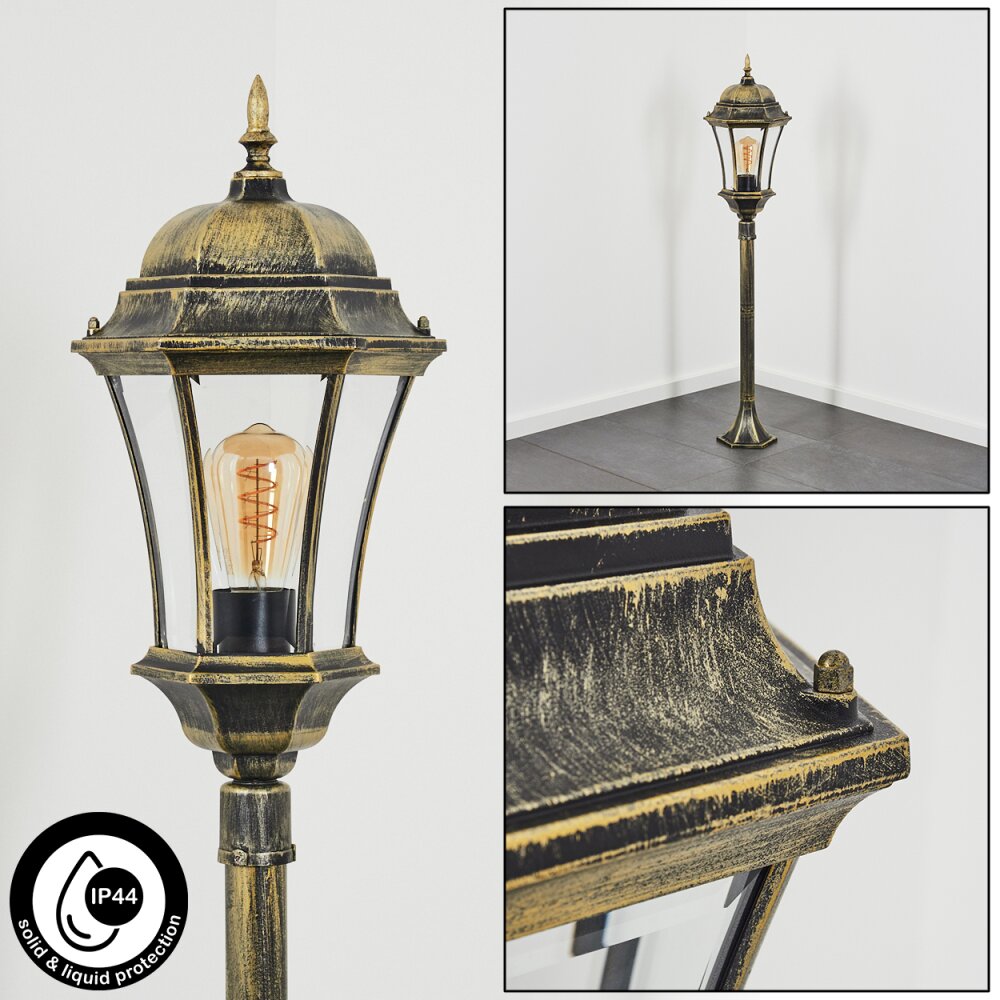 Borne lumineuse Etoe Brun, Or, Noir, 1 lumière main product photo