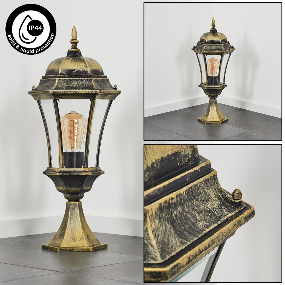 Borne lumineuse Etoe Brun, Or, Noir, 1 lumière main product photo
