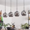 Suspension - Verre 25 cm Ripoll Fumé, 4 lumières