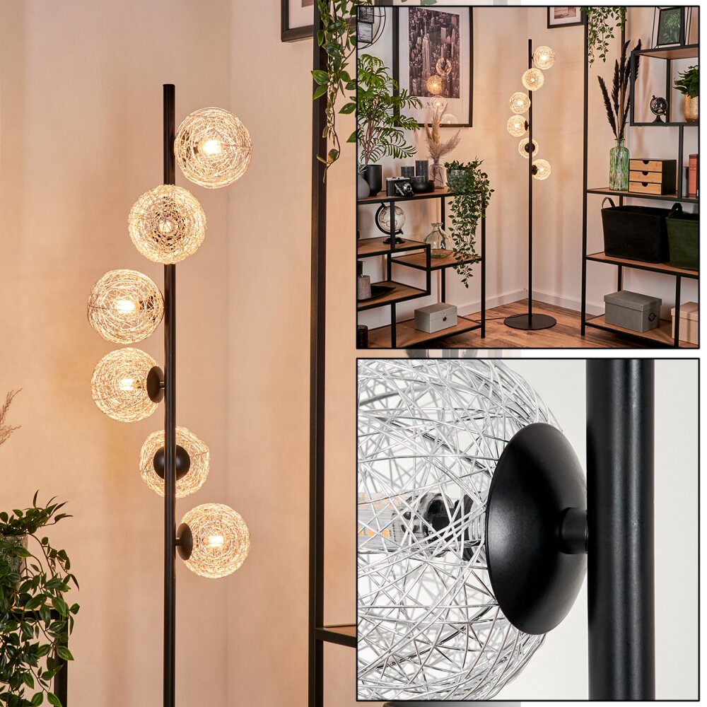 Lampadaire 12 cm Remaisnil Argenté, 6 lumières main product photo