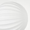 Plafonnier - Verre 10 cm, 12 cm, 15 cm Chehalis Blanc, 8 lumières