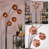 Lampadaire - Verre 15 cm Ripoll Cuivré, 5 lumières