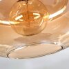 Plafonnier - Verre 30 cm Apedo Ambre, 1 lumière