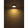 Plafonnier Globo BRANZA LED Noir, 1 lumière, Télécommandes