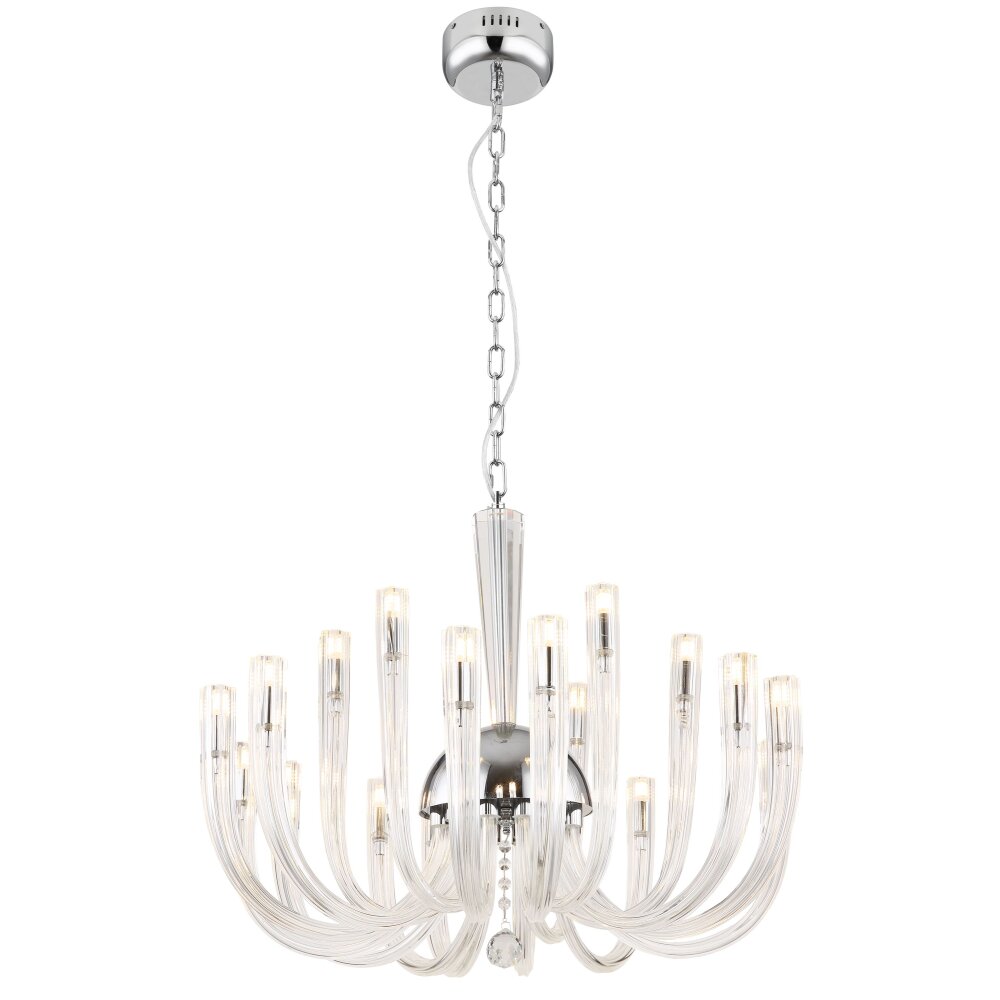 Lustre Globo AKKO Chrome, 18 lumières main product photo