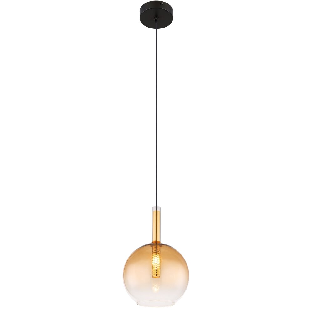 Suspension Globo LOPUSA Laiton, Noir, 1 lumière main product photo