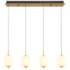 Suspension Globo EWALD LED Blanc, 4 lumières