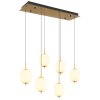 Suspension Globo EWALD LED Blanc, 6 lumières