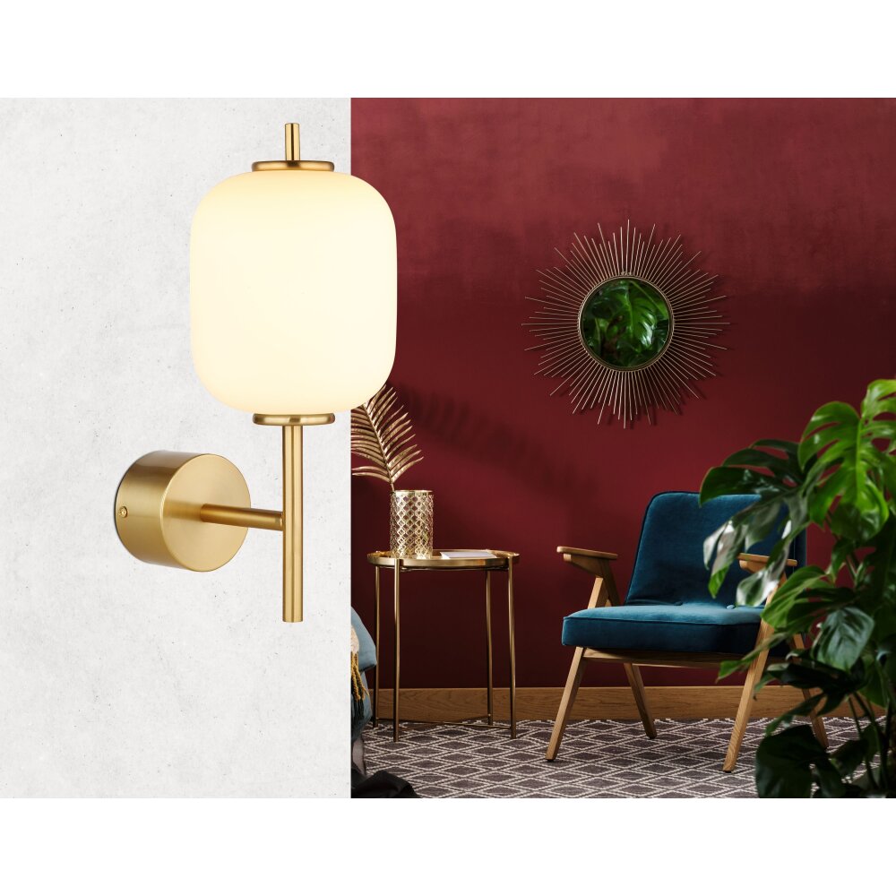 Applique murale Globo EWALD LED Laiton, 1 lumière main product photo