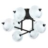 Plafonnier Globo AIDA LED Noir, 7 lumières