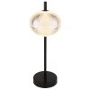 Lampe de table Globo AIDA LED Noir, 1 lumière