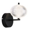 Applique murale Globo AIDA LED Noir, 1 lumière