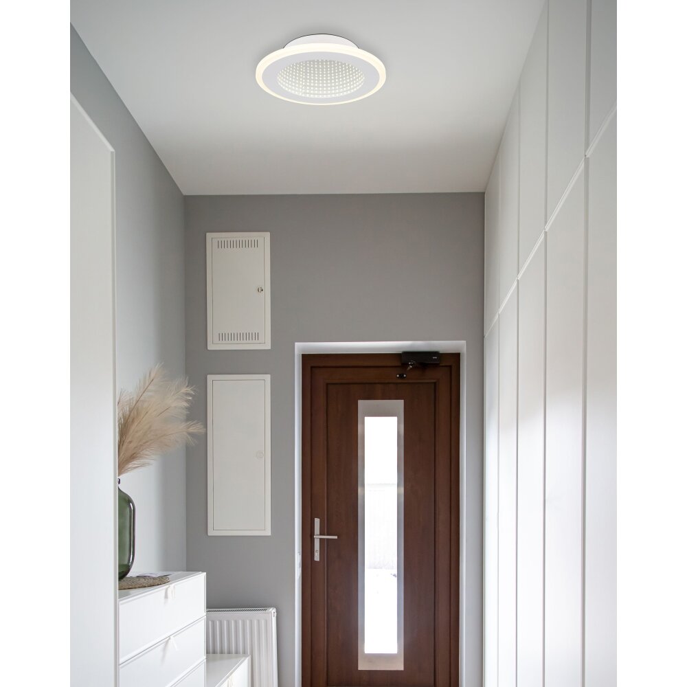 Plafonnier Globo LAMELA LED Blanc, 1 lumière main product photo