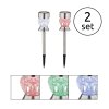 Borne lumineuse - kit de 2 Globo SOLAR LED, 1 lumière