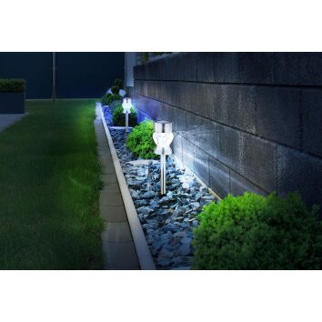 Borne lumineuse - kit de 2 Globo SOLAR LED, 1 lumière