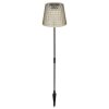 Borne lumineuse Globo SOLAR LED Fumée, Noir, 1 lumière