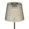 Borne lumineuse Globo SOLAR LED Fumée, Noir, 1 lumière