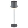 Lampe de table Globo SOLAR LED Anthracite, Blanc, 1 lumière