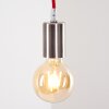 Suspension Cispus Nickel mat, 1 lumière