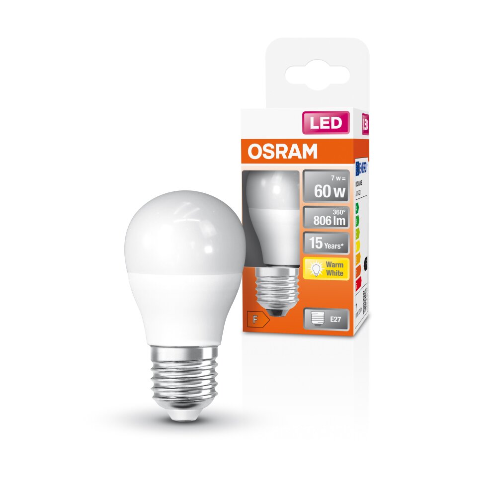 OSRAM LED Star E27 7,5 Watt 2700 Kelvin 806 Lumen main product photo