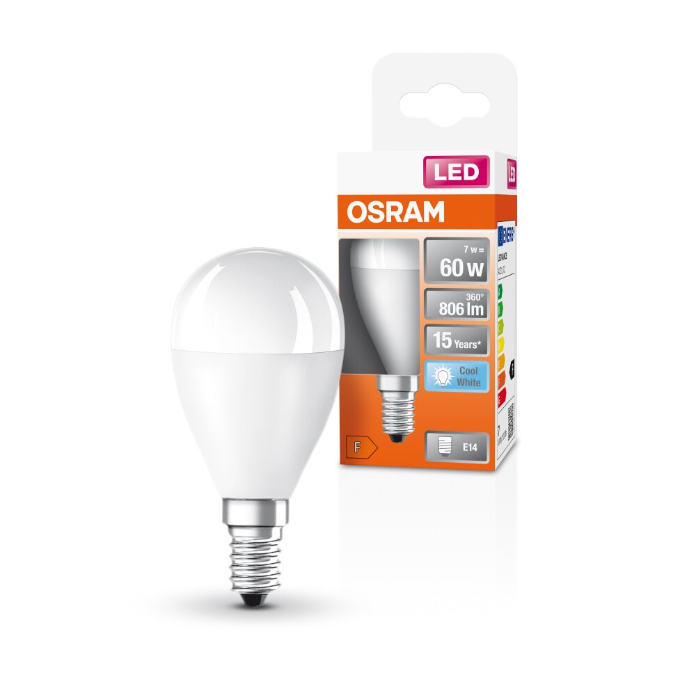 OSRAM LED Star E14 7,5 Watt 4000 Kelvin 806 Lumen main product photo