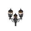 Lampadaire d'extérieur Trio Elvo Noir, 3 lumières Lampadaire d'extérieur Trio Elvo Noir, 3 lumières