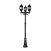 Lampadaire d'extérieur Trio Elvo Noir, 3 lumières Lampadaire d'extérieur Trio Elvo Noir, 3 lumières