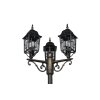 Lampadaire d'extérieur Trio Volturno Rouille, 3 lumières