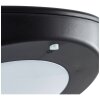 Applique murale Brilliant Bardum LED Noir, 1 lumière, Détecteur de mouvement