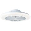 Plafonnier Brilliant Salerno LED Blanc, 1 lumière, Télécommandes
