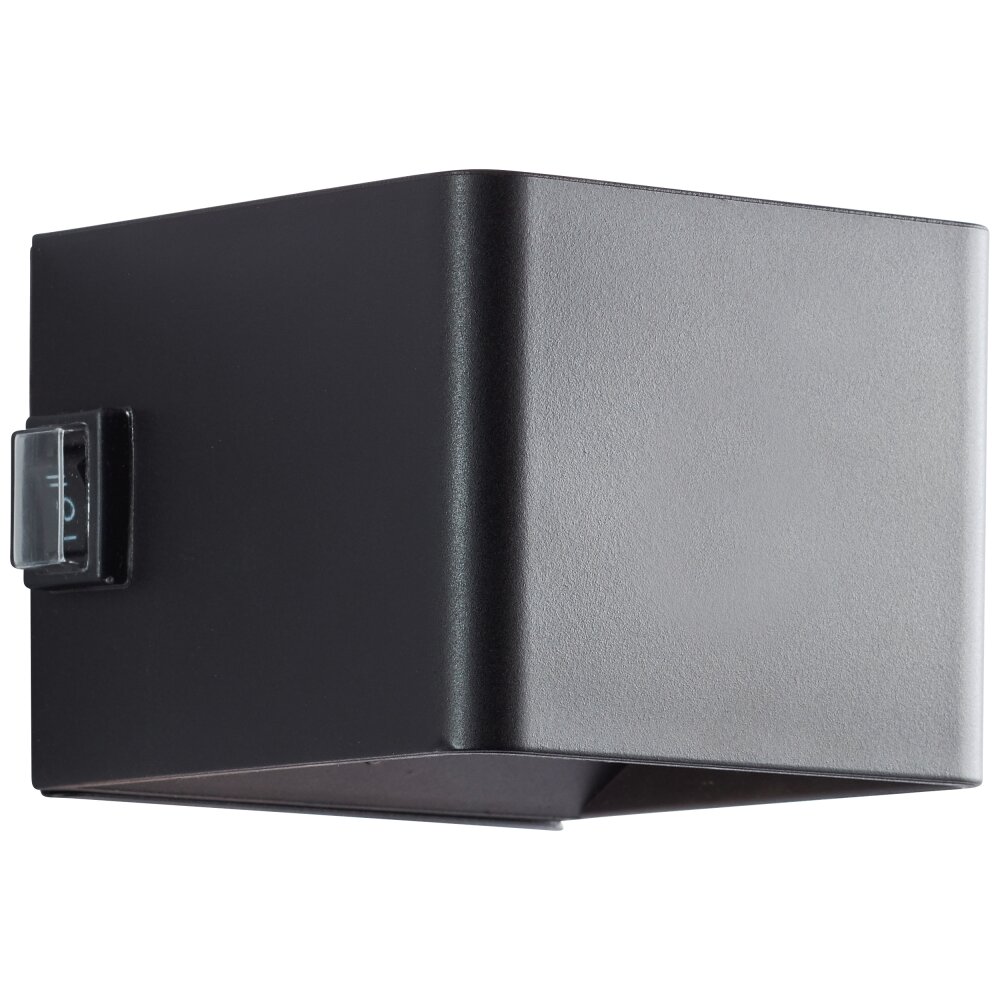 Applique murale d'extérieur Brilliant Iseo LED Noir, 1 lumière main product photo