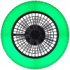 Plafonnier Brilliant Badria LED Noir, 1 lumière, Télécommandes