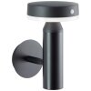 Applique murale d'extérieur Brilliant Magua LED Noir, 1 lumière