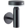 Applique murale d'extérieur Brilliant Magua LED Noir, 1 lumière