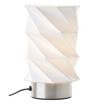 Lampe de table Brilliant Paperfold Argenté, 1 lumière