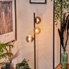 Lampadaire - Verre 12 cm Remaisnil Noir, 3 lumières
