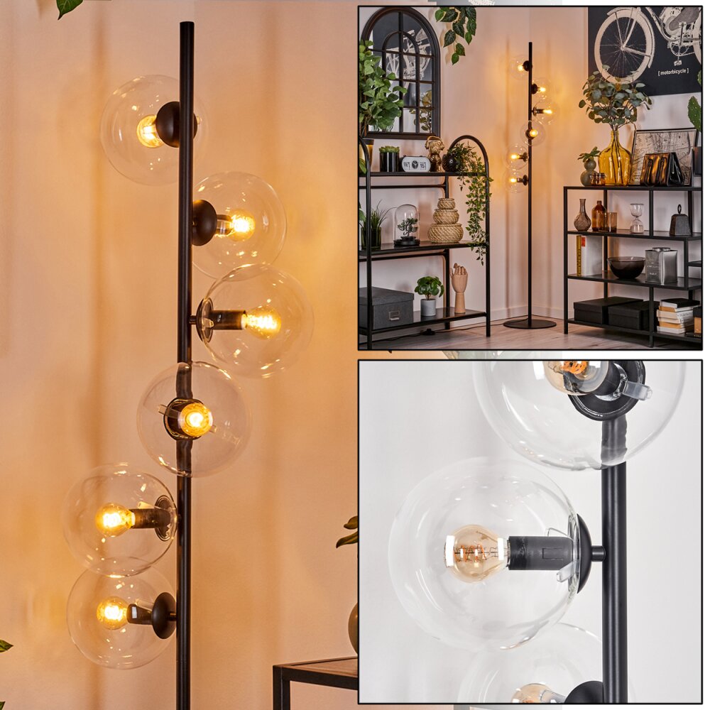 Lampadaire - Verre 15 cm Gastor Clair, 6 lumières main product photo