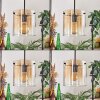 Suspension - Verre 20 cm Parane Ambre, Clair, 3 lumières