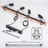Suspension Yaak, 4 lumières