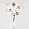 Lampadaire - Verre 15 cm Koyoto Ambre, Clair, Fumé, 5 lumières